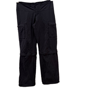 Mountain Hardwear Yuma Convertible pants women’s 8 Black zip away shorts